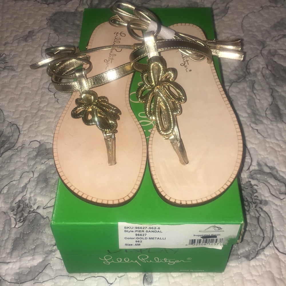 NEW Lilly Pulitzer Pier Strappy Sandal